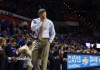 Dec 4, 2017; Gainesville, FL, USA; Florida Gators head coach Mike White reacts against the Florida State Seminoles during the second half at Exactech Arena at the Stephen C. O'Connell Center. Mandatory Credit: Kim Klement-USA TODAY Sports